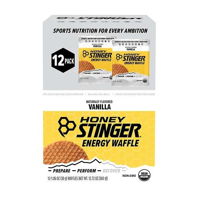 Honey Stinger Vanilla Waffle Organic Healthy Snack (12ct.) 2