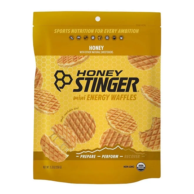 Honey Stinger Mini Waffles, Honey (5.3 oz.) 2