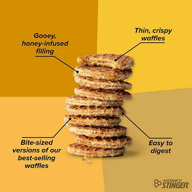 Honey Stinger Mini Waffles, Honey (5.3 oz.) 4