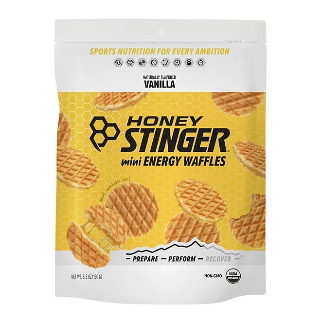 Honey Stinger Mini Waffles, Vanilla (5.3 oz.) 2