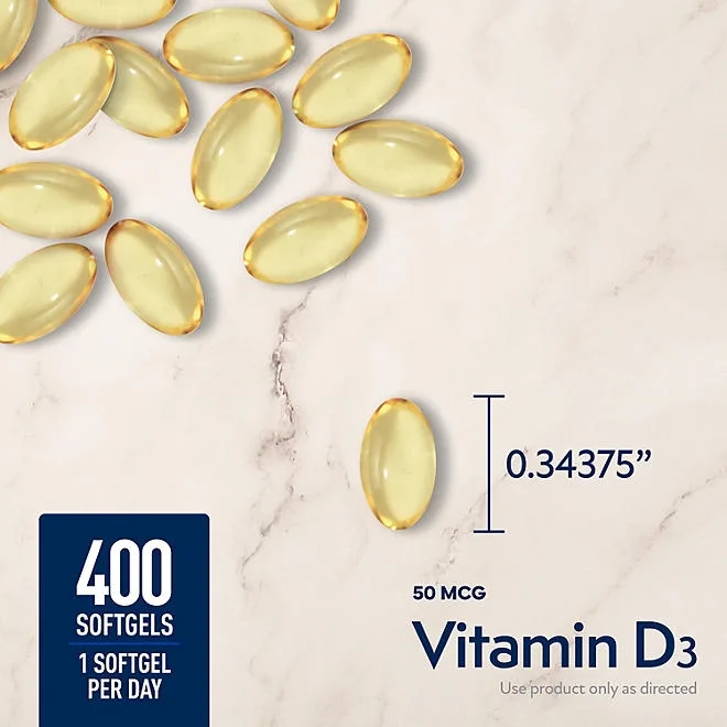 Member's Mark Vitamin D3, 50 mcg, 400 ct. 4