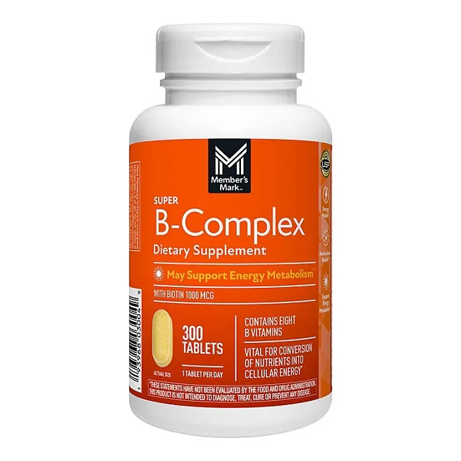 Member's Mark Super B-Complex Tablets, 300 ct. 2