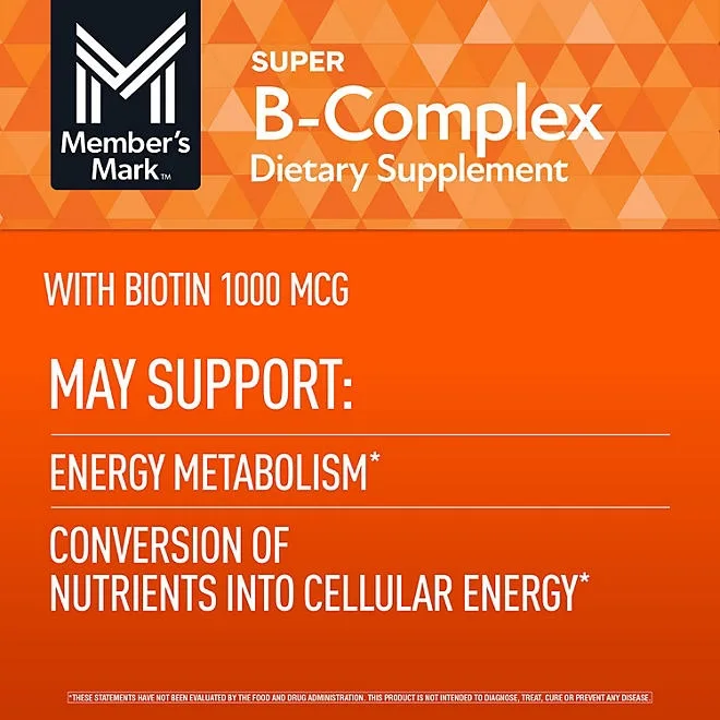 Member's Mark Super B-Complex Tablets, 300 ct. 5