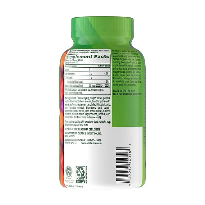 Vitafusion Vitamin D3 Gummy Vitamins, 150 ct. 3