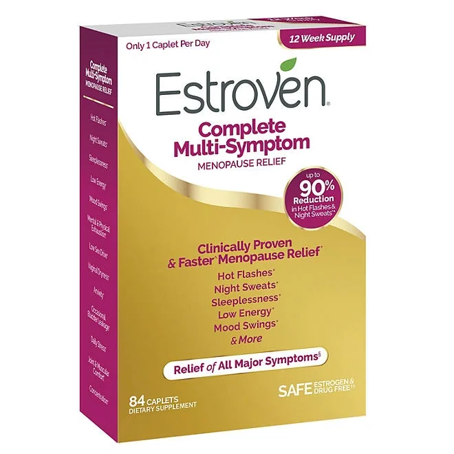 Estroven Complete Multi-Symptom Menopause Relief Caplets 84 ct. 4
