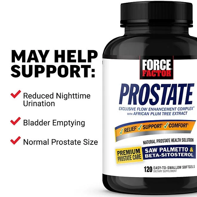 Force Factor Prostate Support Supplement Softgels 120 ct. 5