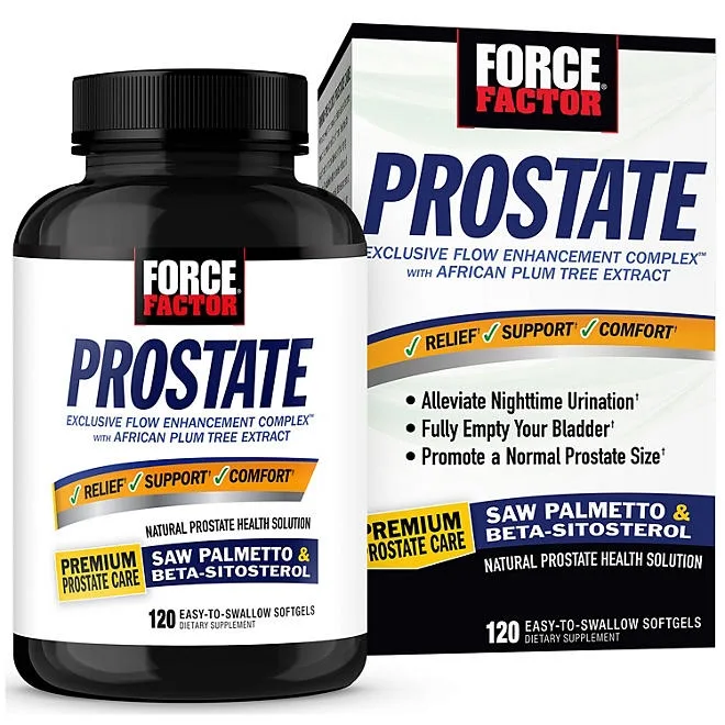 Force Factor Prostate Support Supplement Softgels 120 ct. 2