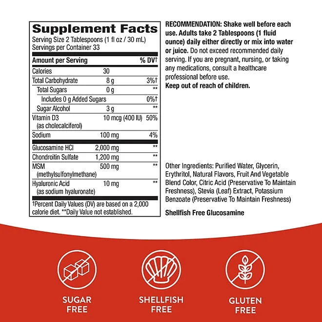 Nature's Way Joint Movement Glucosamine Liquid, 33.8 fl. oz. 3