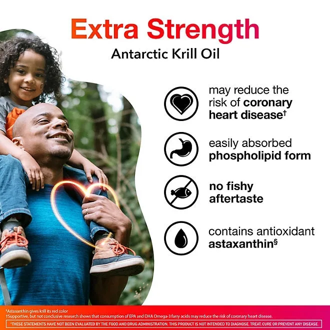 MegaRed Omega-3 Krill Oil Supplement Softgels, 500mg, 90 ct. 4