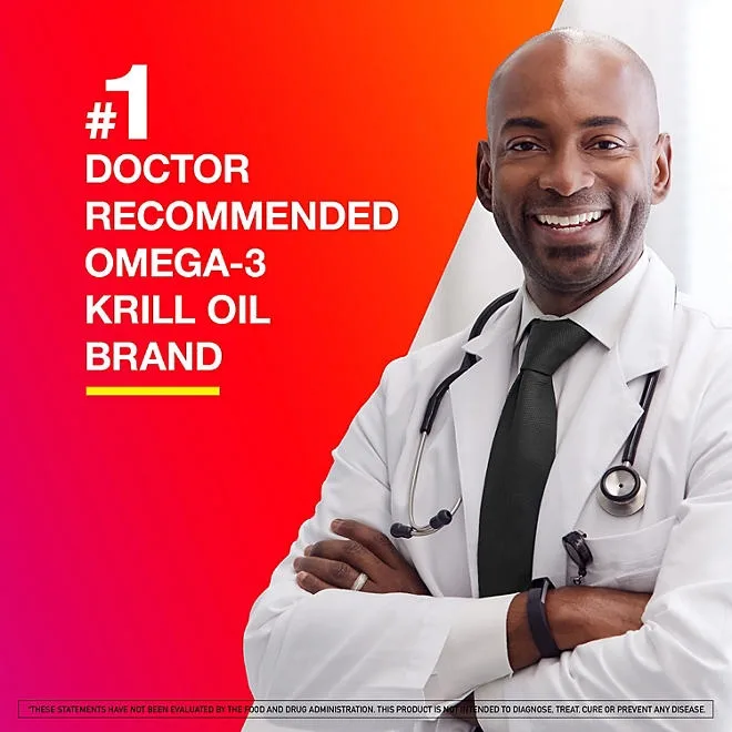 MegaRed Omega-3 Fish & Krill Oil Advanced Softgels, 900mg, 60 ct. 4