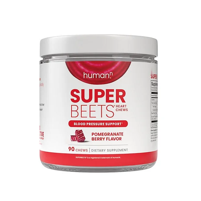 HumanN SuperBeets Heart Chews, Pomegranate Berry 90 ct. 2