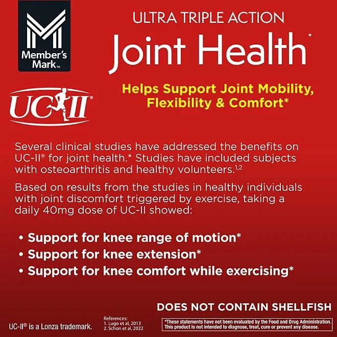Member's Mark Ultra Triple Action Joint Health Tablets, 125 ct. 5