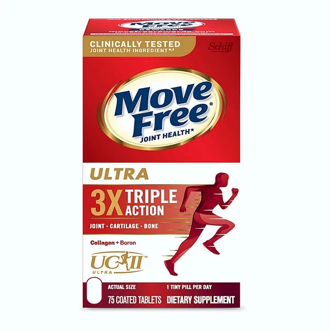Move Free Ultra Triple Action Joint Health Support Tablets 75 ct. 2