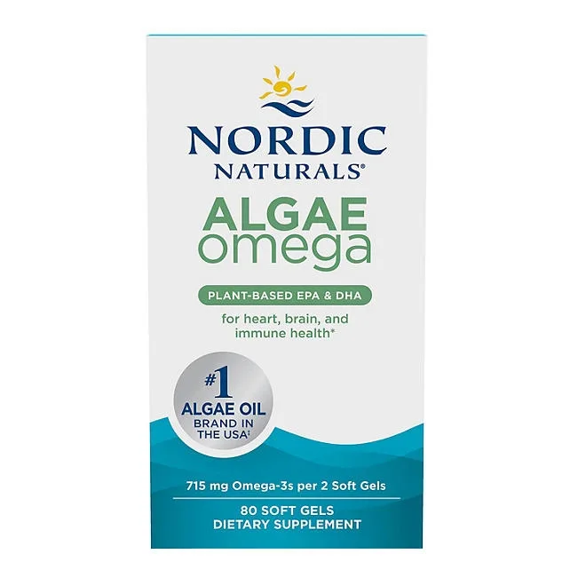 Nordic Naturals Algae Omega 715 mg Softgels, 80 ct. 2