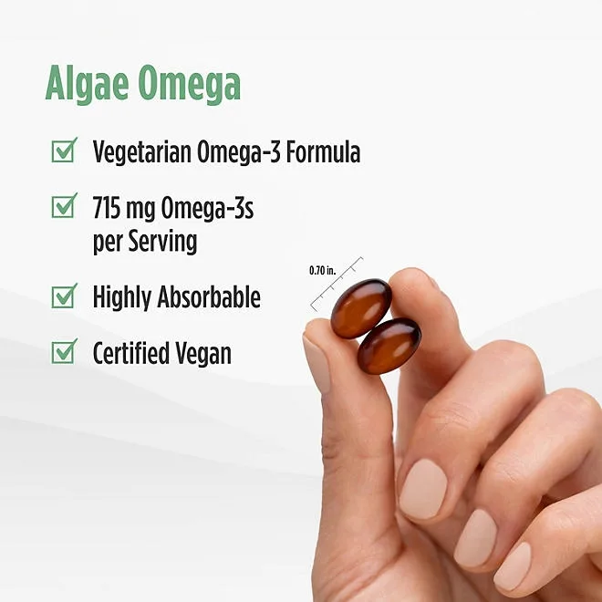 Nordic Naturals Algae Omega 715 mg Softgels, 80 ct. 5