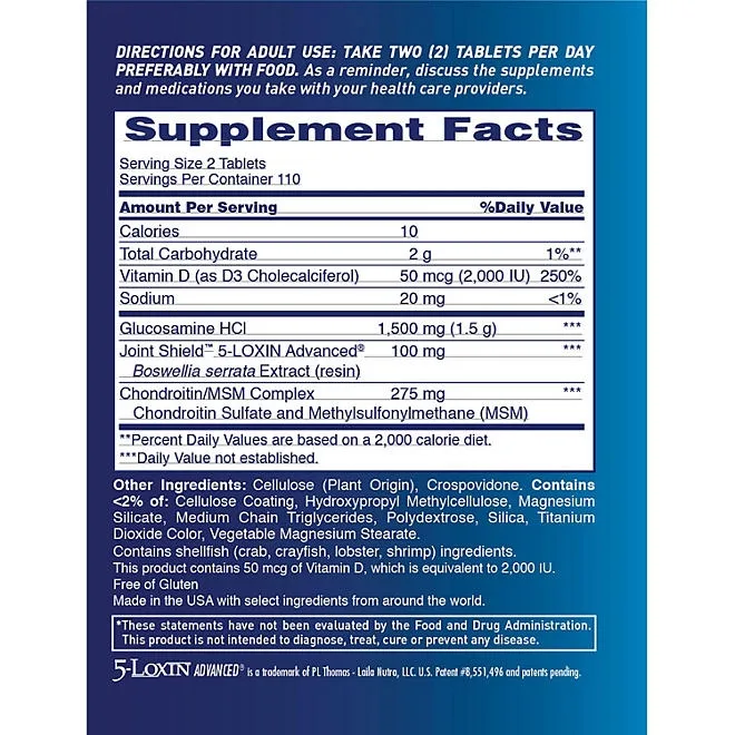 Osteo Bi-Flex Triple Strength with Vitamin D 220 ct. 3