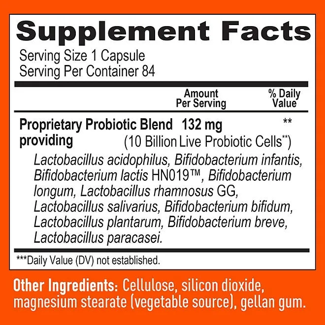 Member's Mark 10 Strain Probiotic Capsules, 84 ct. 3