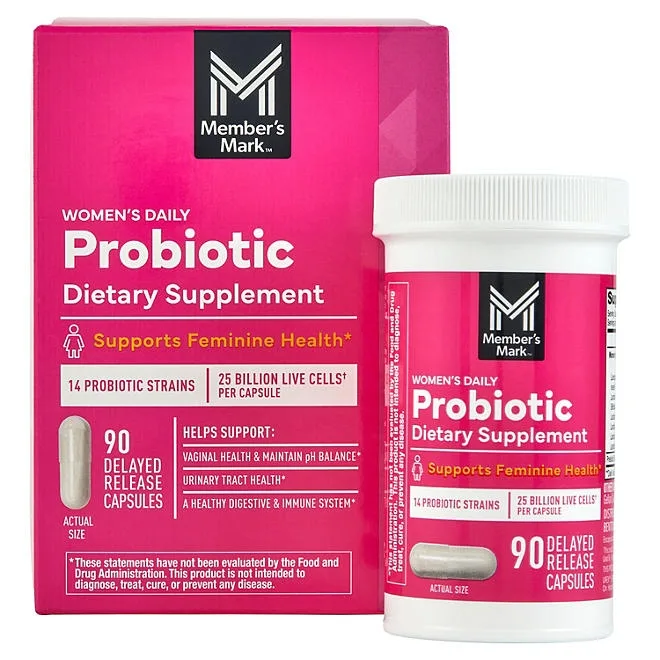 Member's Mark Women's Daily Probiotic Capsules, 90 ct. 2