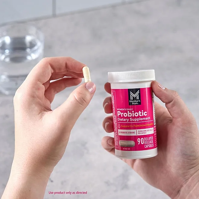 Member's Mark Women's Daily Probiotic Capsules, 90 ct. 4