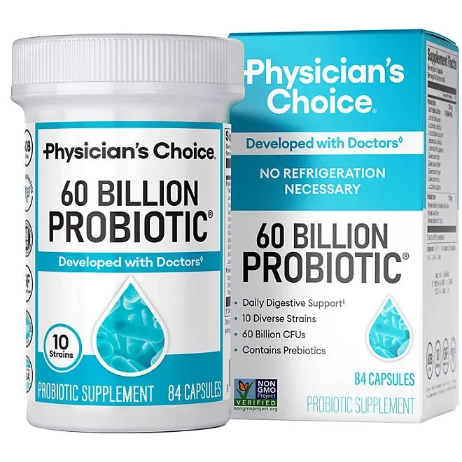 Physician's Choice 60 Billion CFU Probiotic Capsules, 84 ct. 2