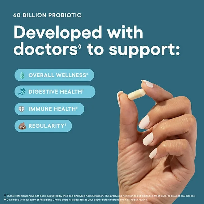 Physician's Choice 60 Billion CFU Probiotic Capsules, 84 ct. 4
