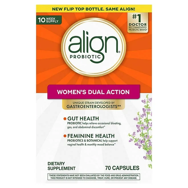 Align Probiotic Women's Dual Action Capsules, 70 ct. 2