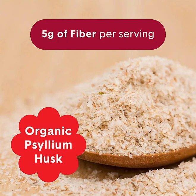 Bellway Super Fiber Fruit, Psyllium Husk Powder Fiber Supplement, Raspberry Lemon, 1.2 lbs. 5
