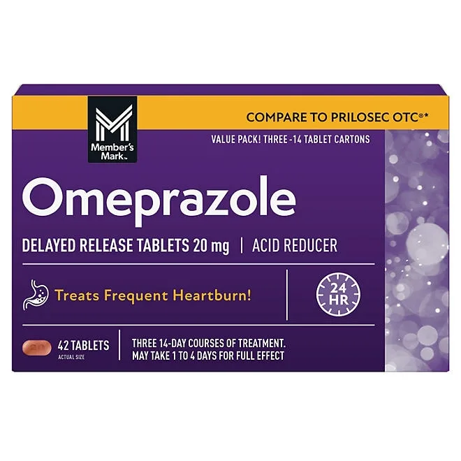 Member's Mark Omeprazole Delayed Release Tablets, 20 mg, 42 ct. 2