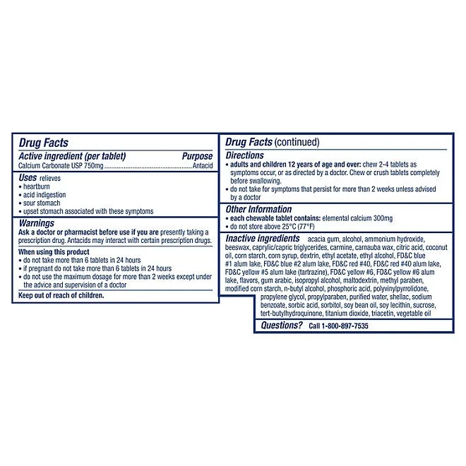 TUMS Chewy Bites, Assorted Berries, 108 ct. 3