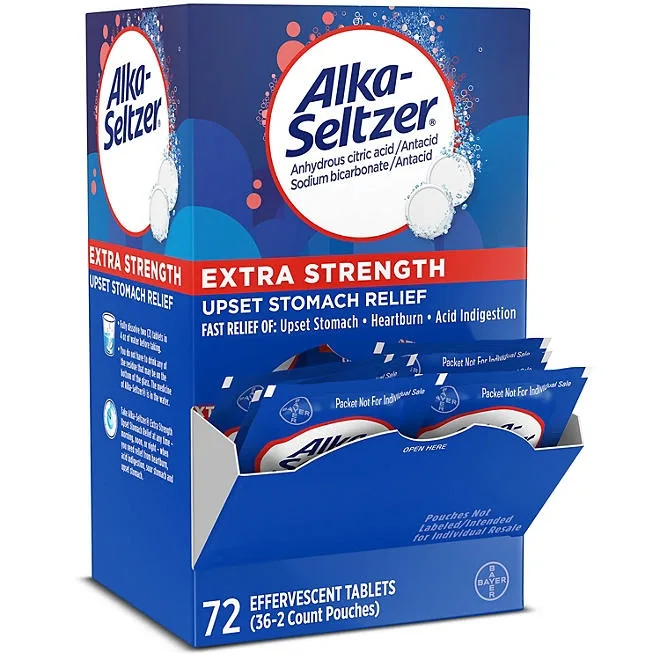 Alka-Seltzer Heartburn Relief Extra Strength Effervescent Tablets, 72 ct. 2