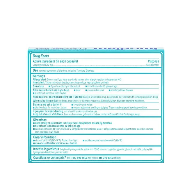 Imodium Anti-Diarrheal Softgels, 24 ct. 3