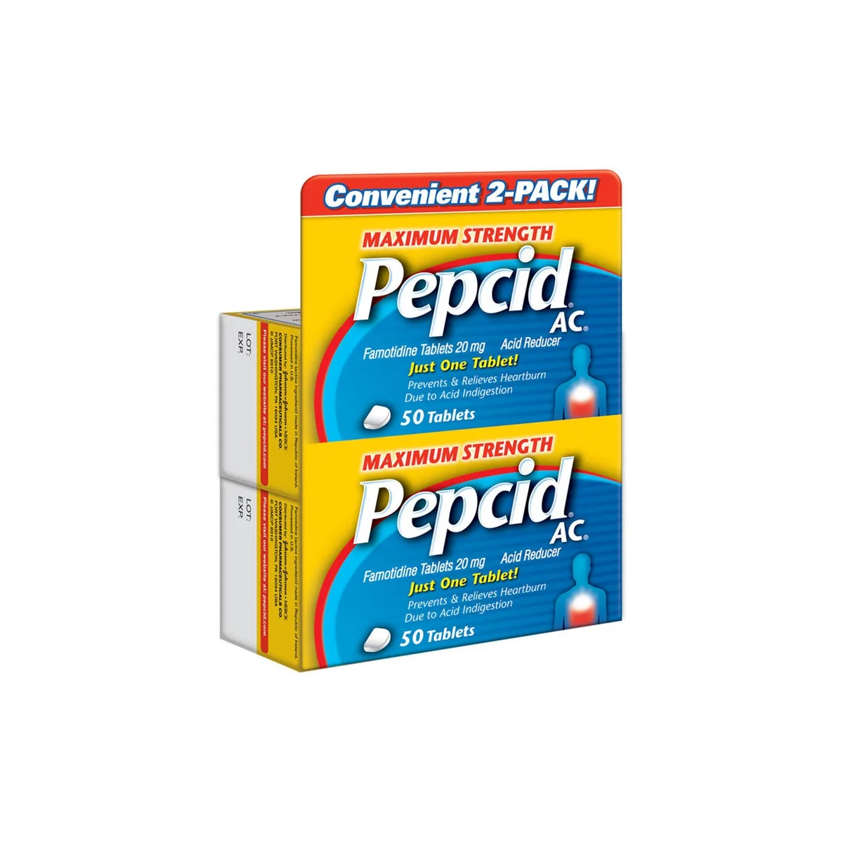 Pepcid AC Maximum Strength Tablets, 100 ct.