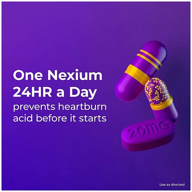 Nexium 24HR Acid Reducer Heartburn Relief Capsules with Esomeprazole Magnesium, 42 ct. 5