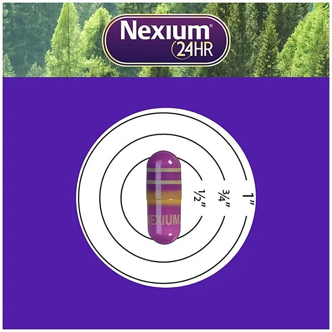Nexium 24HR Acid Reducer Heartburn Relief Capsules with Esomeprazole Magnesium, 42 ct. 4
