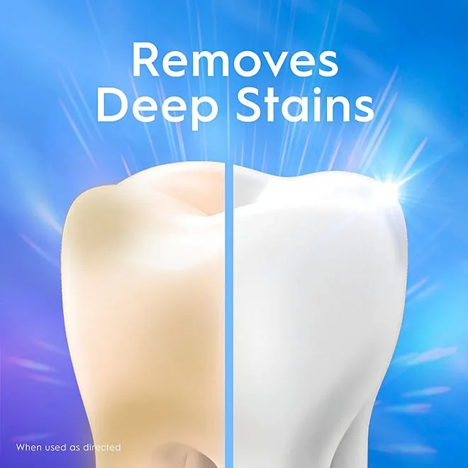 Crest 3D White Deep Stain Remover Whitening Toothpaste, 2.1 oz., 4 pk. 4