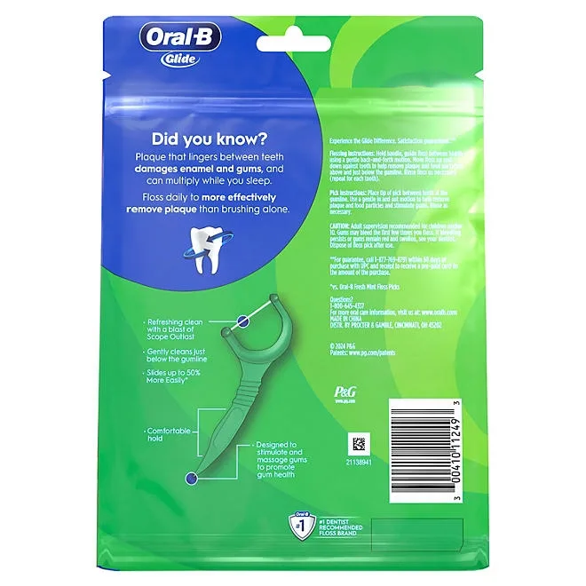 Oral-B Glide Floss Picks, Scope Outlast, 300 ct. 3
