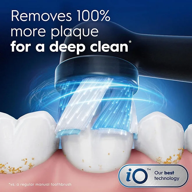 Oral-B iO Series Electric Toothbrush Replacement Brush Heads, Ultimate Clean, 8 ct. 4