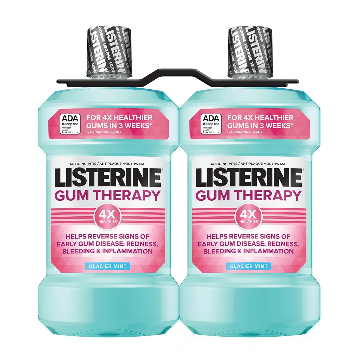 Listerine Gum Therapy Anti-Gingivitis Glacier Mint Mouthwash, 50.72 fl. oz., 2 pk.