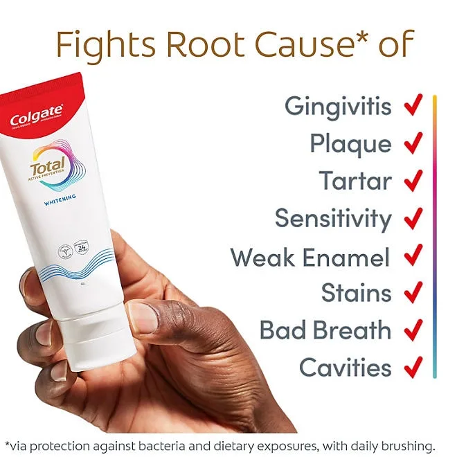 Colgate Total Whitening Gel Toothpaste, 6 oz., 5 pk. 5