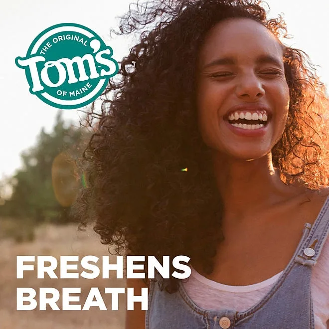 Tom's of Maine Fluoride-Free Antiplaque & Whitening Toothpaste, 4.5 oz., 4 pk. 5