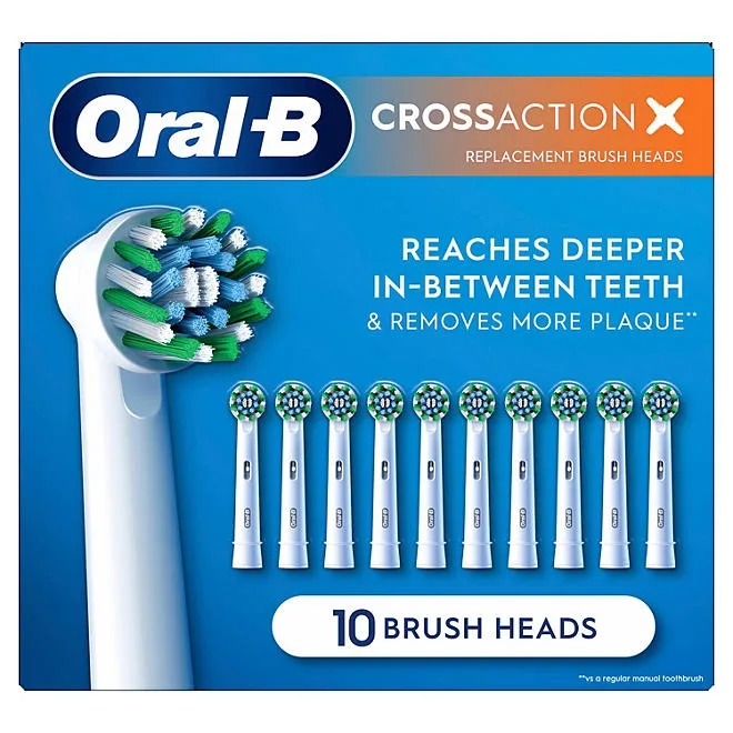 Oral-B CrossAction X Replacement Brush Heads (10 ct.) 3