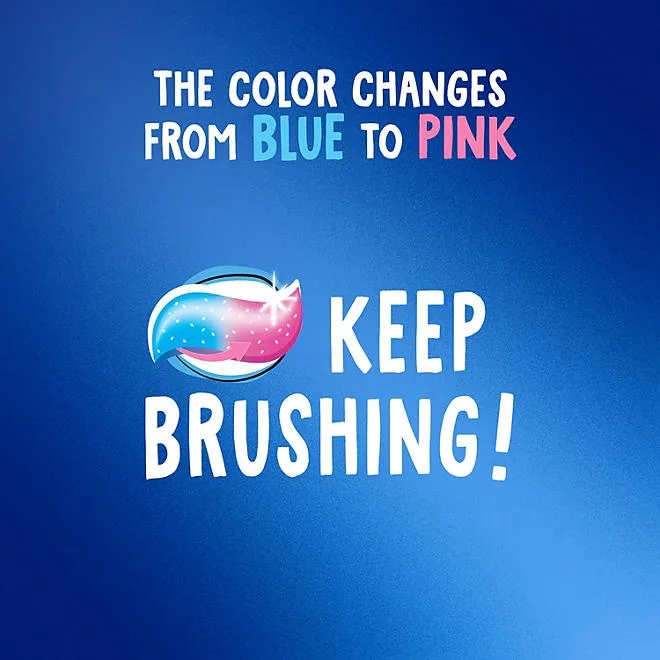 Crest Kid's Advanced Color Changing Toothpaste, Bubblegum, 4.2 oz., 4 pk. 5