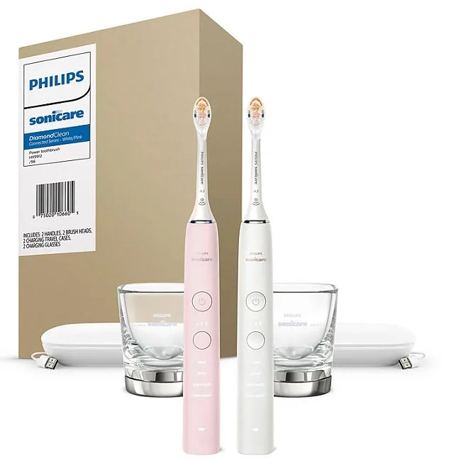 Philips Sonicare DiamondClean Power Toothbrush, 2 pk. 3