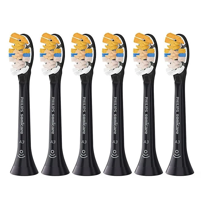 Philips Sonicare Premium All-in-One Replacement Toothbrush Heads, Black, 6 ct. 3