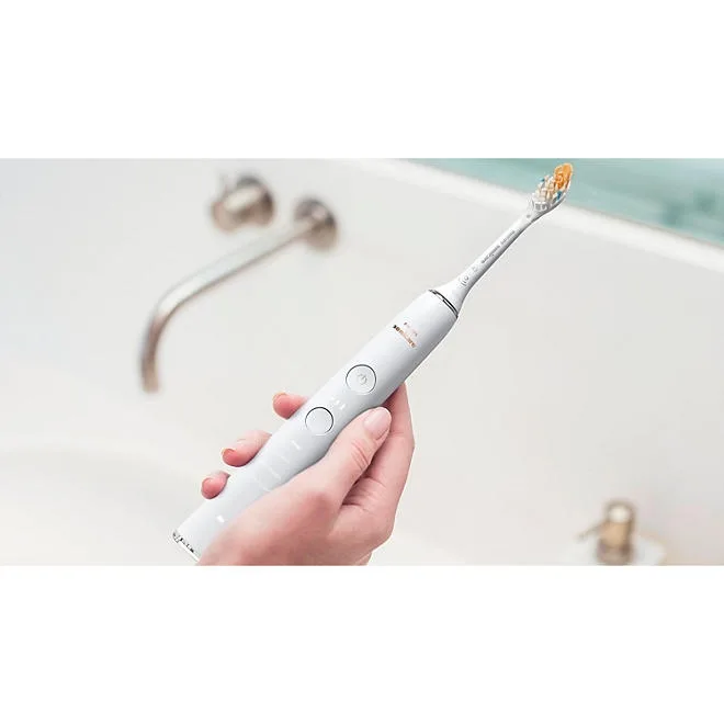 Philips Sonicare DiamondClean Power Toothbrush, White Handles, 2 pk. 4