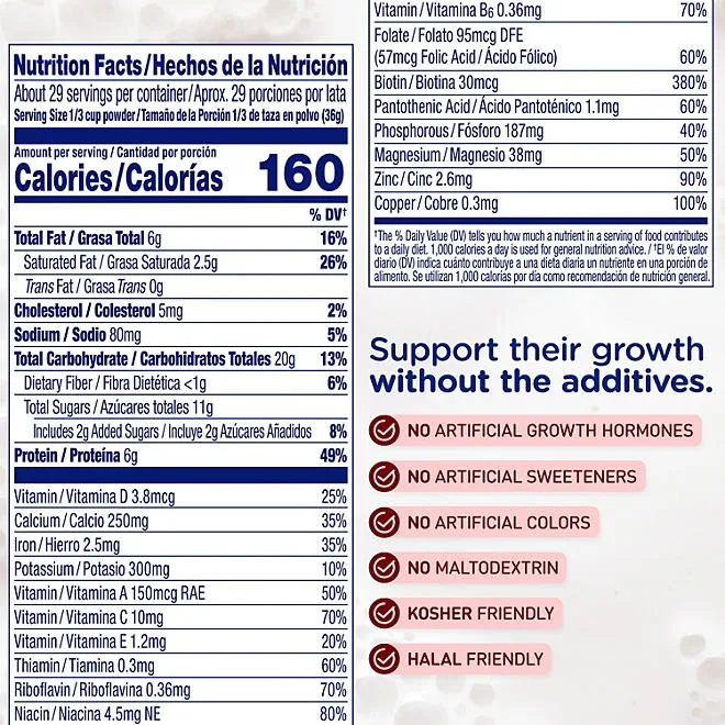 Enfagrow Premium Toddler Nutritional Drink, Milk-Flavored, 36.6 oz. 4