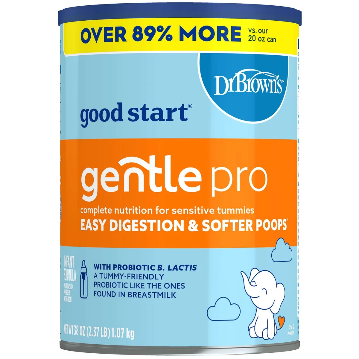 Dr. Browns, Good Start GentlePro Infant Formula with Iron, 38 oz.