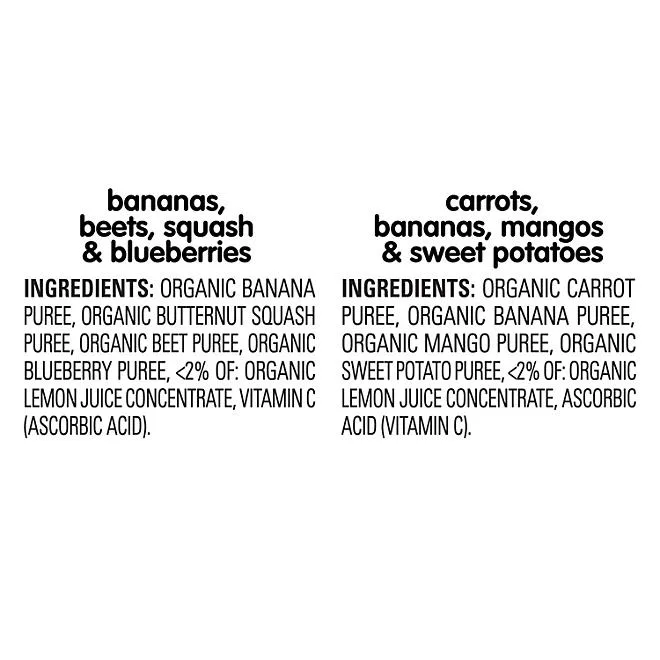 HappyTOT Organics Love My Veggies, Variety Pack, Stage 4 Pouch, 4.22 oz., 12 ct. 4