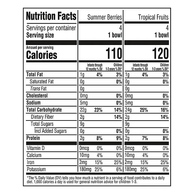 Gerber Organic Grain & Grow Morning Bowls, Variety Pack, 4.5 oz., 8 ct. 3