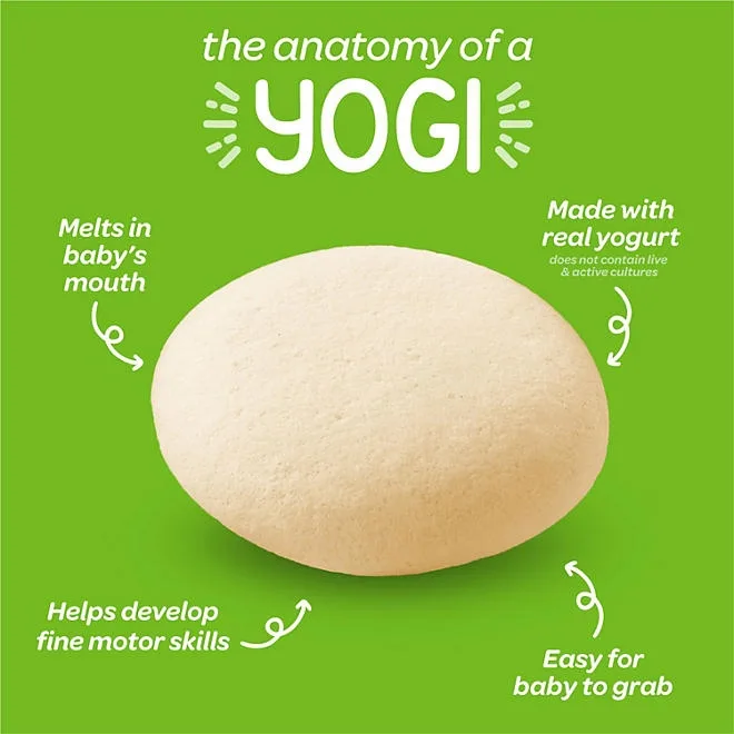 HappyBABY Organics Yogis Melts Variety Pack, 1 oz., 4ct. 5